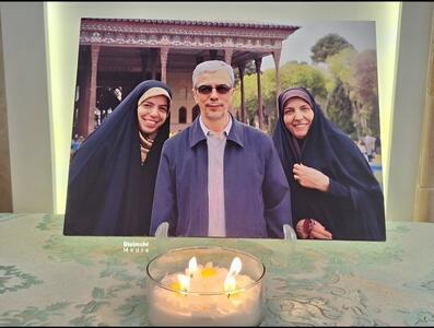 عکس | قاب دیده نشده از همسر و فرزند سردار باقری