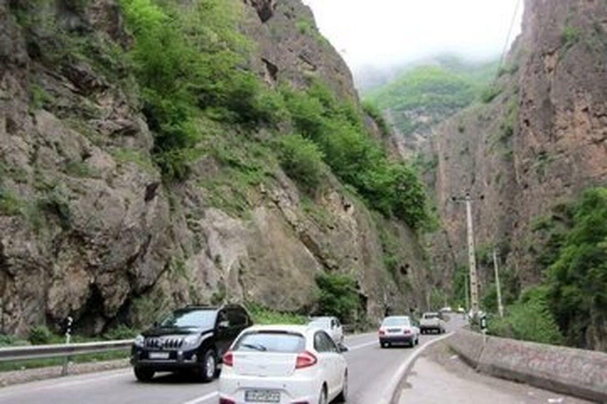 محدودیت ترافیکی در جاده چالوس اعلام شد