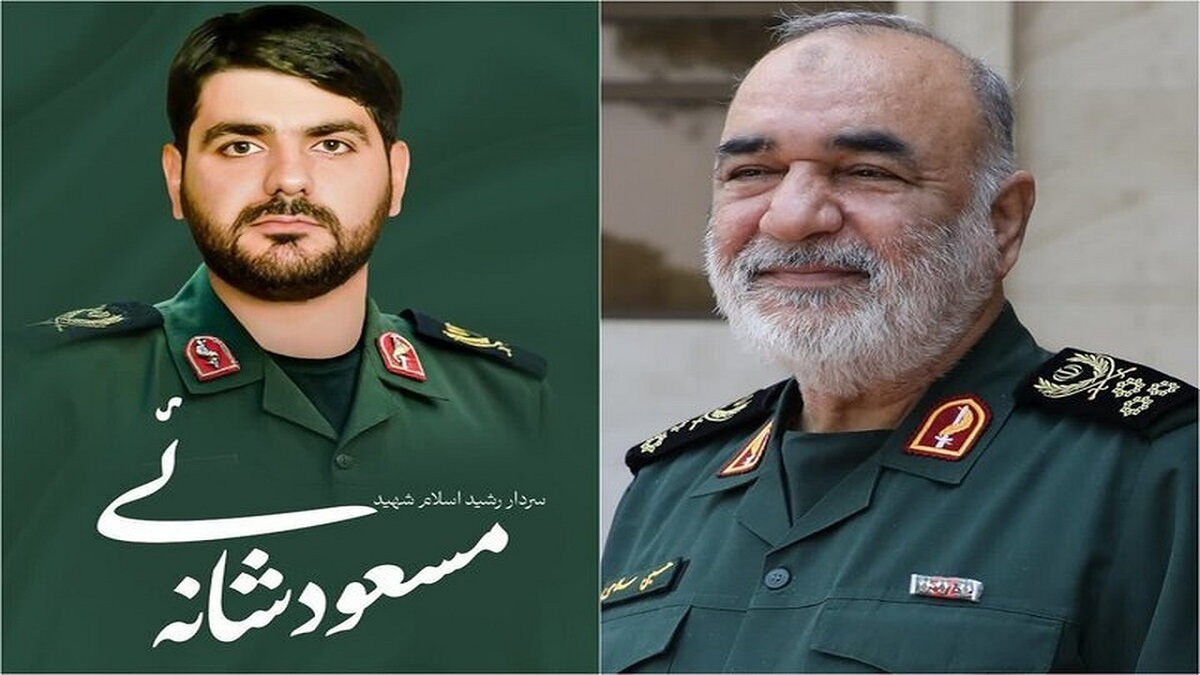 عکس و فیلم| مراسم خاکسپاری سردار سلامی در حرم عبدالعظیم (ع)