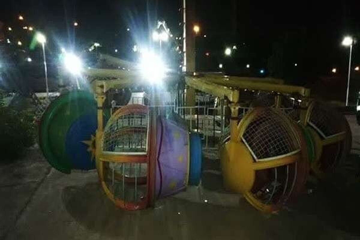 حادثه در شهربازی کرمان + جزیئات