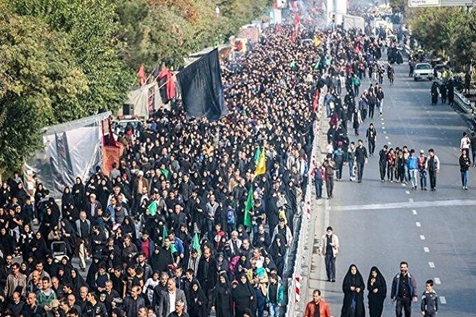 فیلم | حضور تهرانی‌ها در پیاده‌روی جاماندگان اربعین