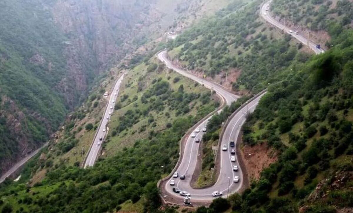 تصادف مرگبار با ۲ فوتی در محور چالوس + عکس