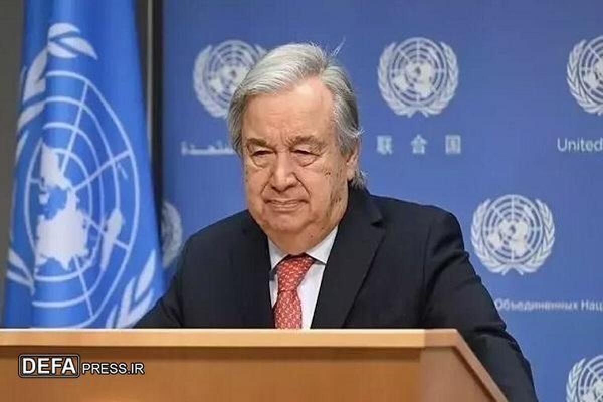 دبیرکل سازمان ملل باردیگر خواستار آتش‌بس در غزه شد
