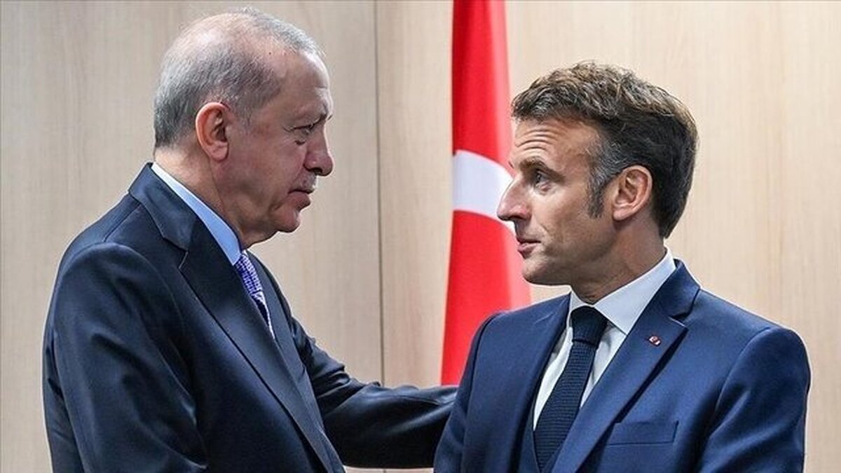 اردوغان و ماکرون تحولات غزه و اوکراین را بررسی کردند
