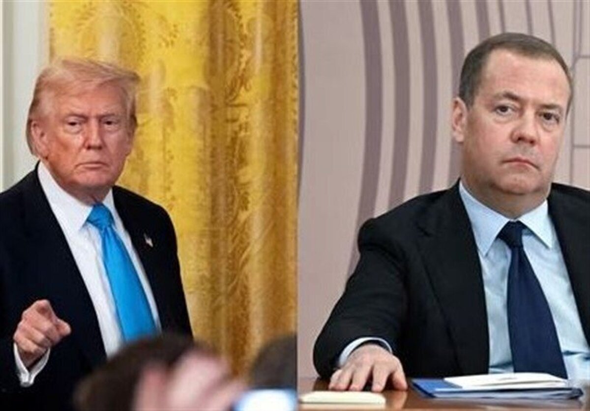 مدودف به واکنش عصبی ترامپ پاسخ داد