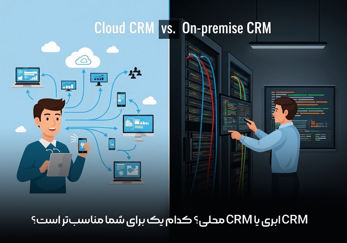 CRM ابری یا CRM محلی؟ کدام یک برای شما مناسب‌تر است؟