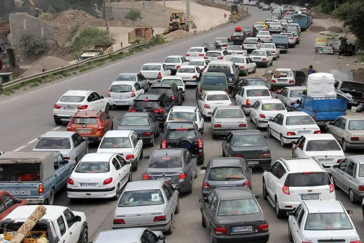 ترافیک سنگین در جاده‌های شمال | کندوان و هراز یک‌طرفه شد