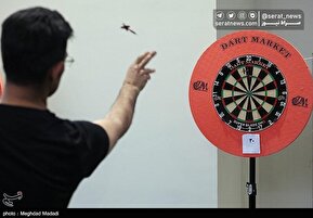 تصاویر |  بزرگترین مسابقه دارت ایران