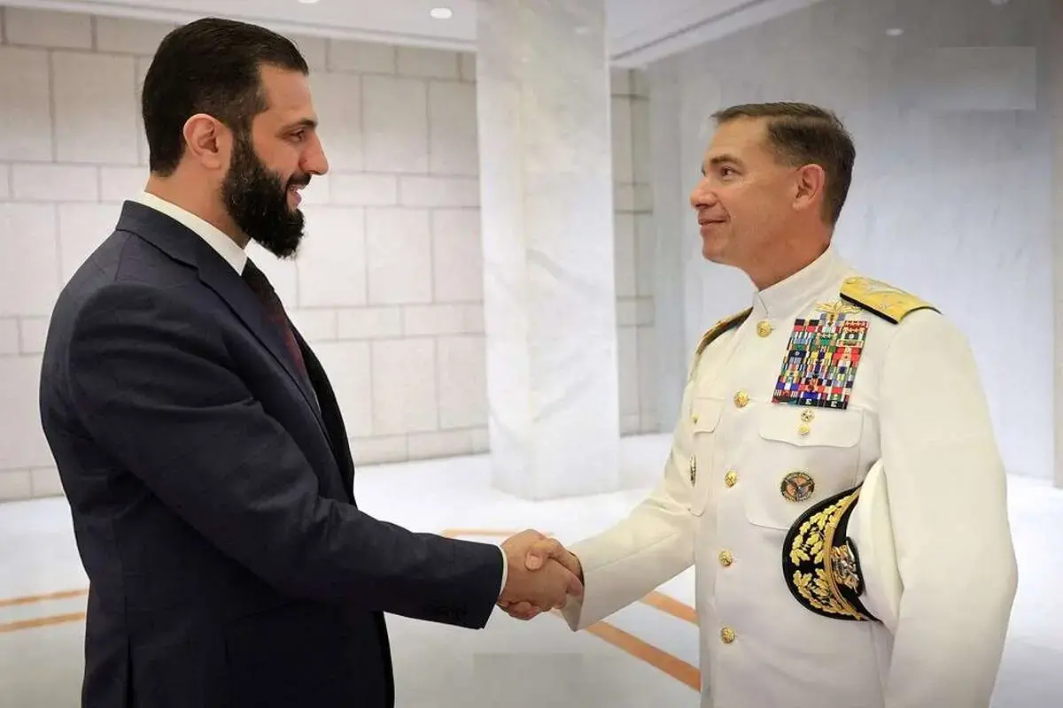 دیدار فرمانده جدید سنتکام با جولانی