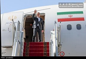 تصاویر |  سفر رئیس جمهور به قطر