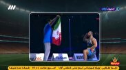 فیلم | واکنش مجری تلویزیون به سلام نظامی امیرحسین زارع