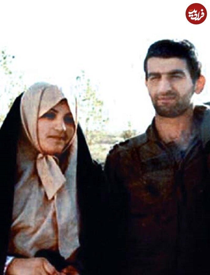 عکس| شهید عباس بابایی در کنار همسرش، دهه ۵۰
