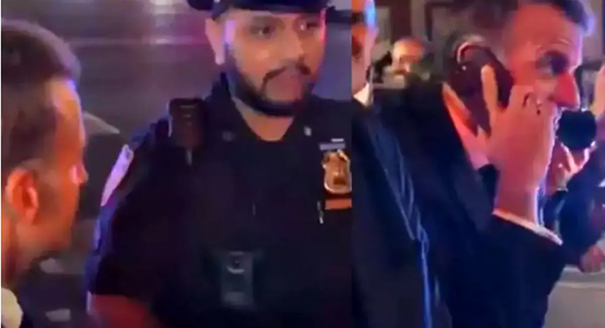 توهین پلیس نیویورک به ماکرون