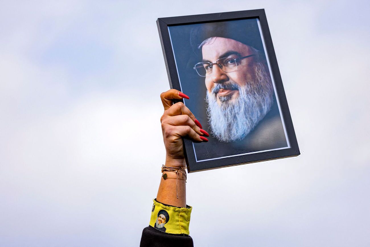 حضور یک شخصیت مهم ایرانی در مراسم سالگرد شهید نصرالله