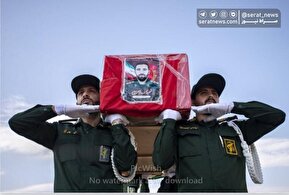 تصاویر | تشییع پیکر شهید محمد سهرابی در نهاوند