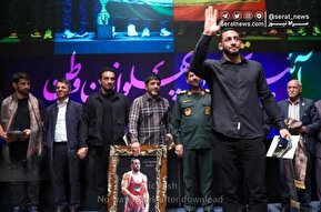 تصاویر| مراسم تجلیل از قهرمانان تیم ملی کشتی جمهوری اسلامی ایران
