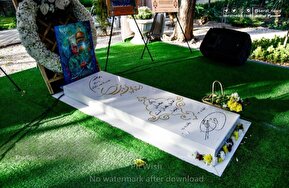 تصاویر | مراسم چهلمین روز درگذشت استاد محمود فرشچیان در اصفهان