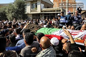 تصاویر| تشییع پیکر زنده‌یاد «صابر کاظمی» در آق قلا