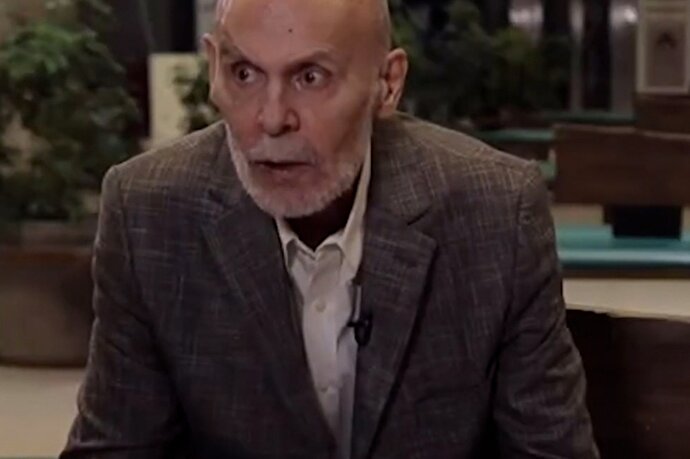 فیلم| تصویر جدیدی از جمشید هاشم‌پور در کهنسالی کنار بهرنگ علوی