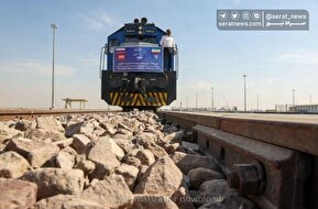 تصاویر| ورود اولین قطار باری برنامه‌ریزی شده از روسیه به آپرین