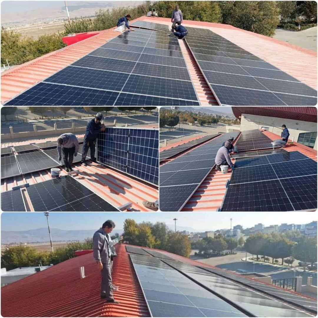 نخستین نیروگاه خورشیدی فرودگاهی کشور به بهره برداری رسید