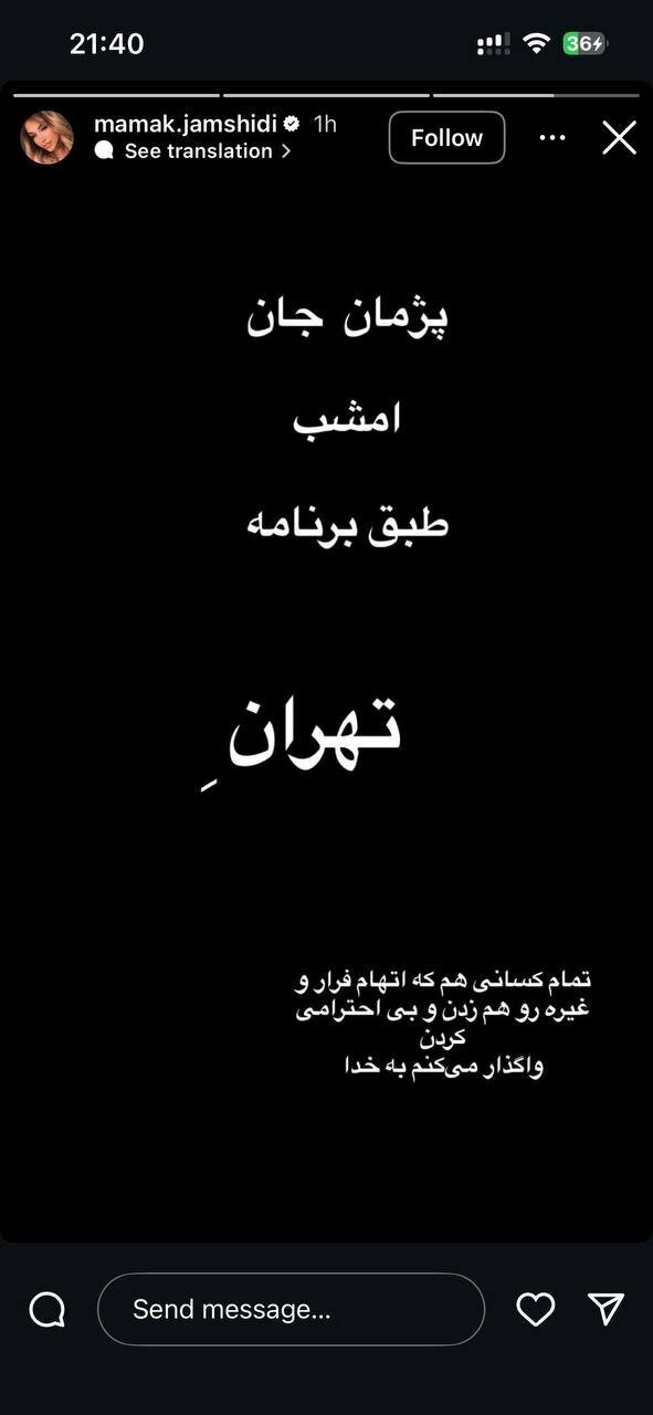 عکس| بازگشت پژمان جمشیدی به ایران