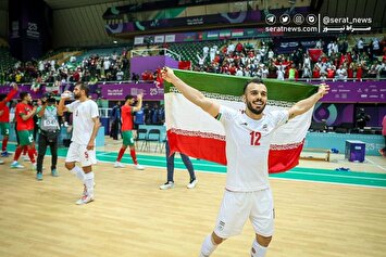 تصاویر| مسابقه فینال فوتسال تیم‌های ایران و مراکش