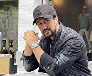 عکس| سلفی دوتایی شاهرخ استخری با نبات کوچولوی ناز