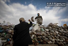 تصاویر| مراسم امحای ۲۰ تن انواع مواد مخدر - تهران
