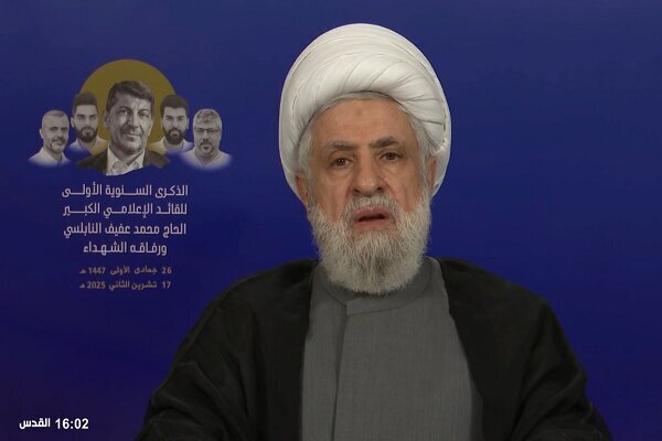 شیخ نعیم قاسم: نمیپذیریم که یک وجب از خاک لبنان کم شود