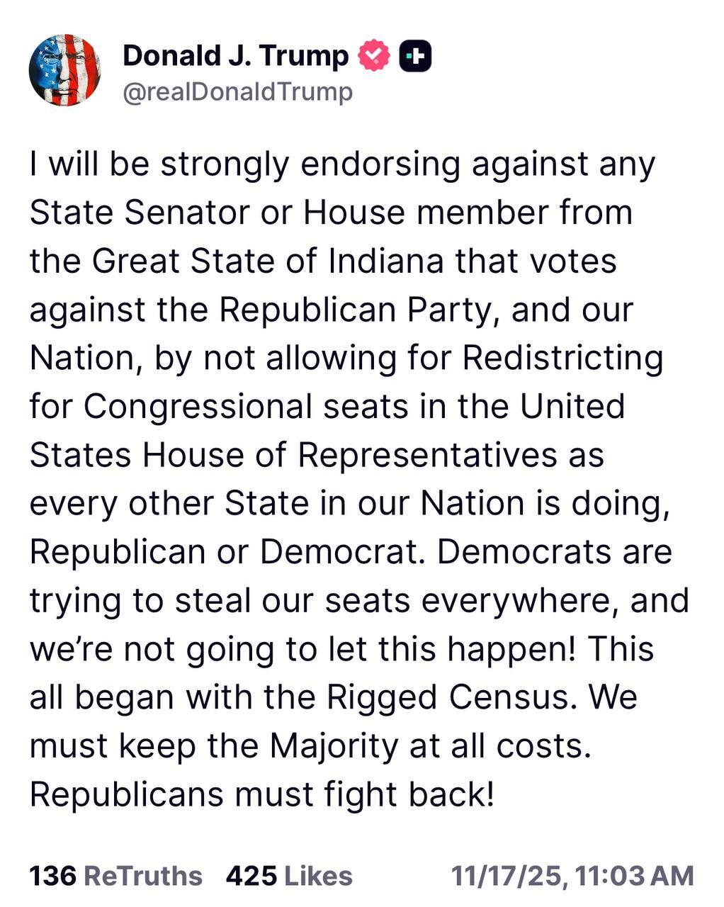 توییت عجیب ترامپ؛ یا با من باشید یا له می شوید توییت عجیب ترامپ؛ یا با من باشید یا له می شوید