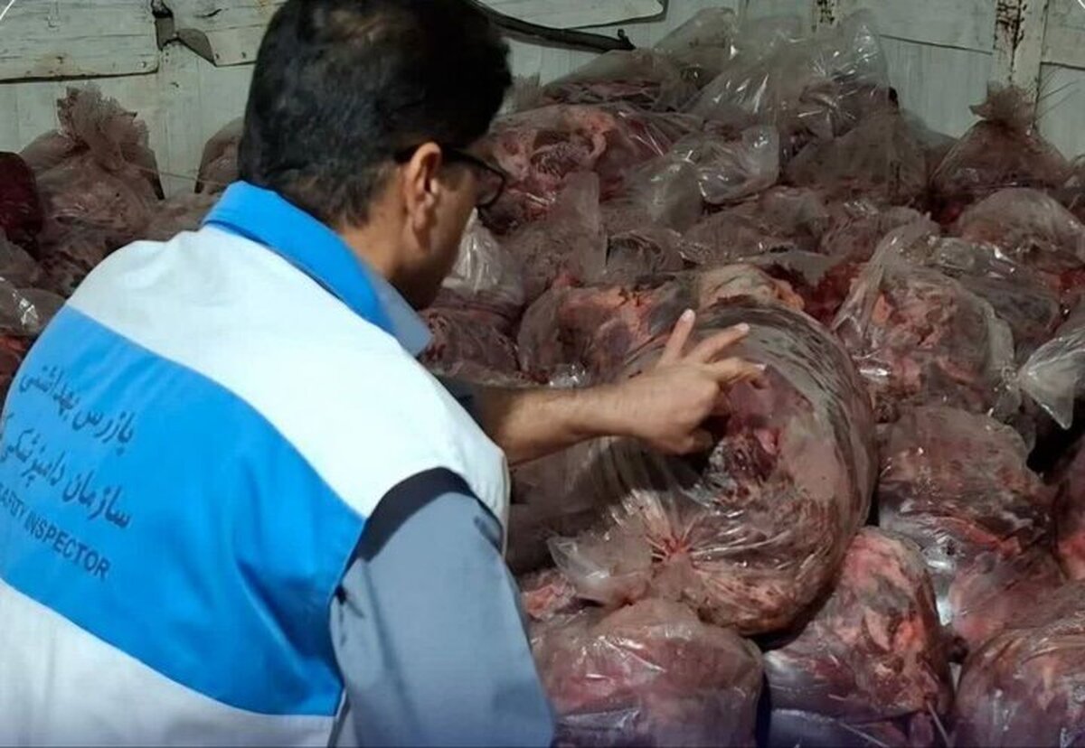 توقیف ۱۵۰۰ کیلوگرم مخلوط گوشت اسب و گاو در اهواز