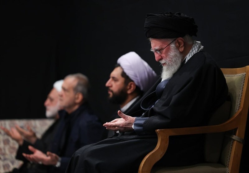 برگزاری شب اول مراسم عزاداری ایام فاطمیه با حضور رهبر معظم انقلاب