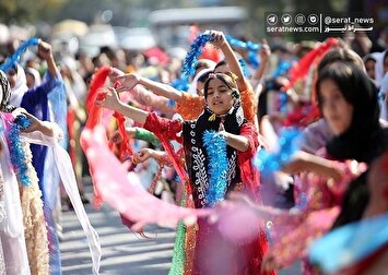 تصاویر| افتتاحیه هجدهمین جشنواره بین‌المللی تئاتر خیابانی مریوان