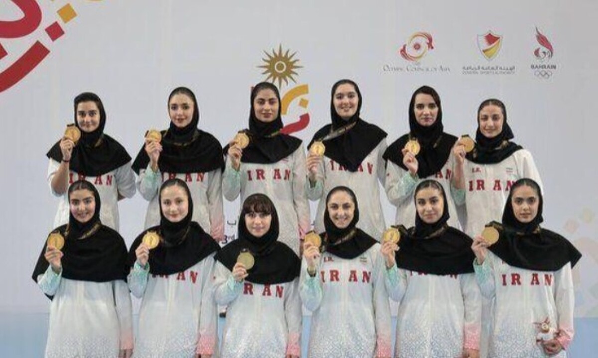 مدال طلای جودو بر گردن دختر ایران