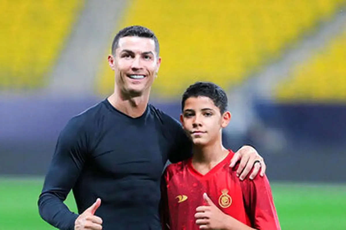 هدیه فوق لاکچری رونالدو به پسرش +عکس