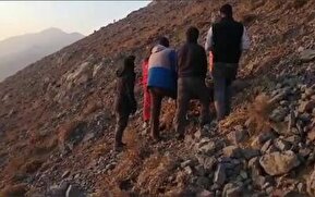 فیلم| اولین ویدئو از صحنه حادثه سقوط رضا امیرخانی