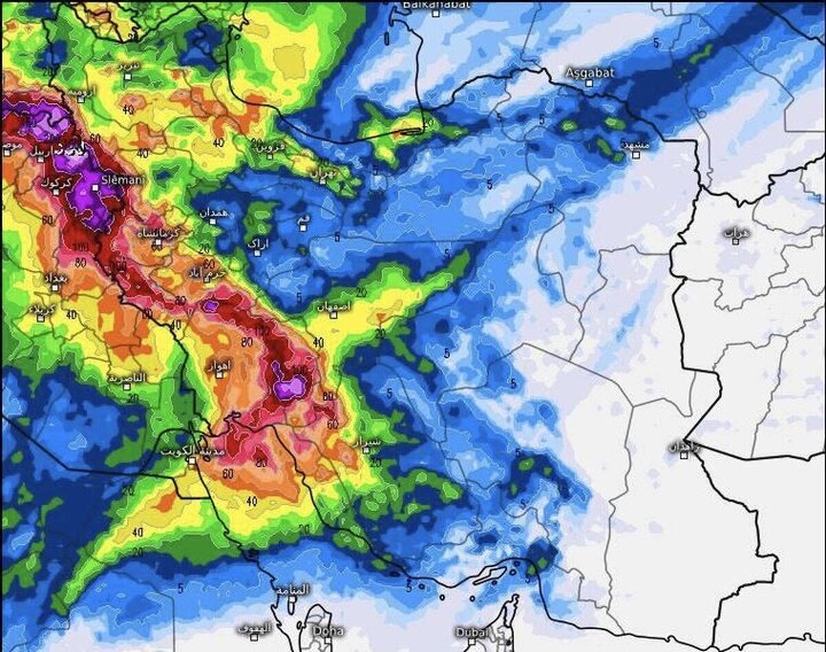 هواشناسی ایران امروز یکشنبه 16 آذر 1404؛ هشدار بارش برف و باران در ۲۰ استان