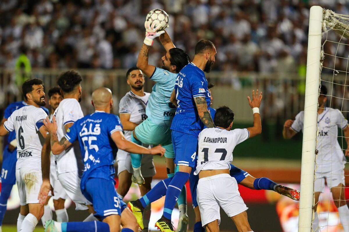 استقلال با ۱+۵ تغییر مقابل ملوان+ عکس