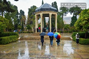 تصاویر| بارش باران پاییزی