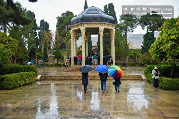 تصاویر| بارش باران پاییزی