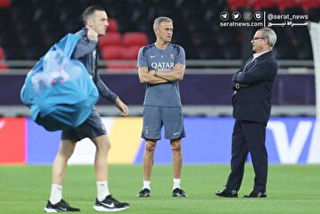 تصاویر| تمرین تیم فوتبال پاریس سن ژرمن پیش از فینال جام بین قاره ای