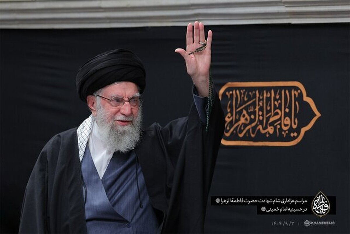 مراسم شام شهادت حضرت زهرا سلام‌الله‌علیها با حضور رهبر انقلاب