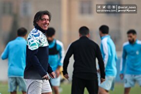 تصاویر| تمرین تیم فوتبال استقلال پیش از بازی با الوصل امارات