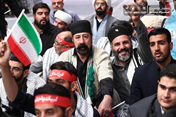 تصاویر| مراسم روز بسیج در حسینیه امام خمینی(ره)