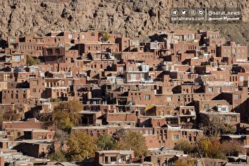 تصاویر| کوچه‌های سرخِ روستای هزاران‌ساله