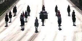 فیلم| اسکورت متفاوت ولادیمیر پوتین با سواره نظام در قرقیزستان