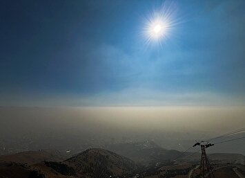 تصاویر| تهران زیر چتر دود