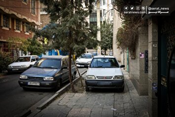 تصاویر| پیاده‌روهایی که دیگر برای پیاده‌ها نیستند