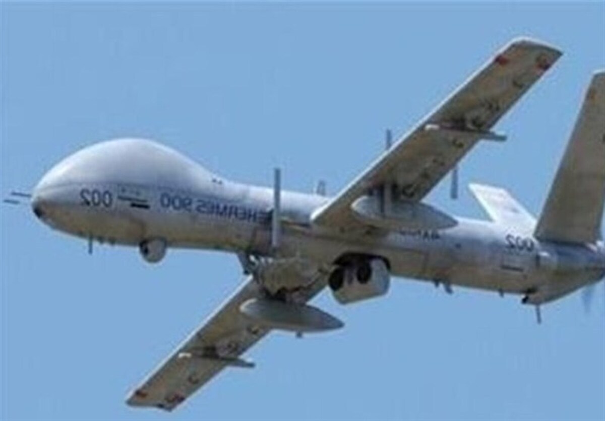 فیلم| لاشه پهپاد هرمس که در خرم‌آباد ساقط شده بود